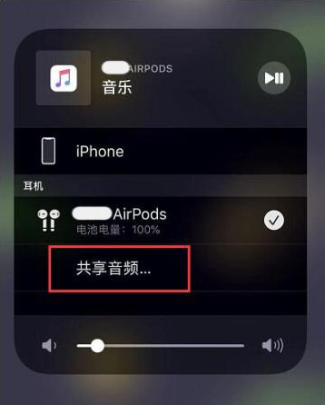 东港苹果14音频维修点分享iPhone14音频共享设置方法 