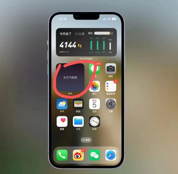 东港苹果手机维修分享:iOS16主屏幕天气小组件无法正常工作怎么办？ 