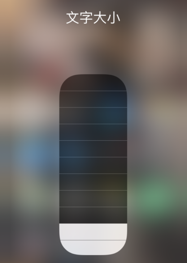 东港苹果手机维修分享小技巧：在 iPhone 控制中心快速调节字体大小 